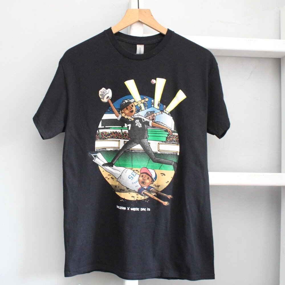 White Sox x Delisha McKinney Art T-Shirt Southside Kids Stadium Giveaway Medium